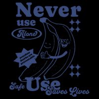 Retro Never Use Alone Harm Reduction Dry Zone Grid Polo