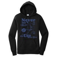 Retro Never Use Alone Harm Reduction Women's Pullover Hoodie