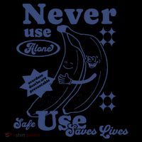 Retro Never Use Alone Harm Reduction Zip Tote Bag