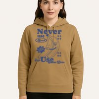Retro Never Use Alone Harm Reduction Hoodie