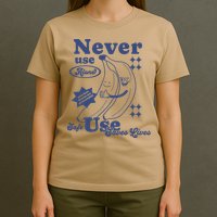 Retro Never Use Alone Harm Reduction T-Shirt