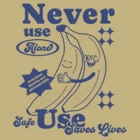 Retro Never Use Alone Harm Reduction Cooling Performance Long Sleeve Crew