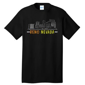 Reno Nevada USA America Nevadians Nevadans Tall T-Shirt