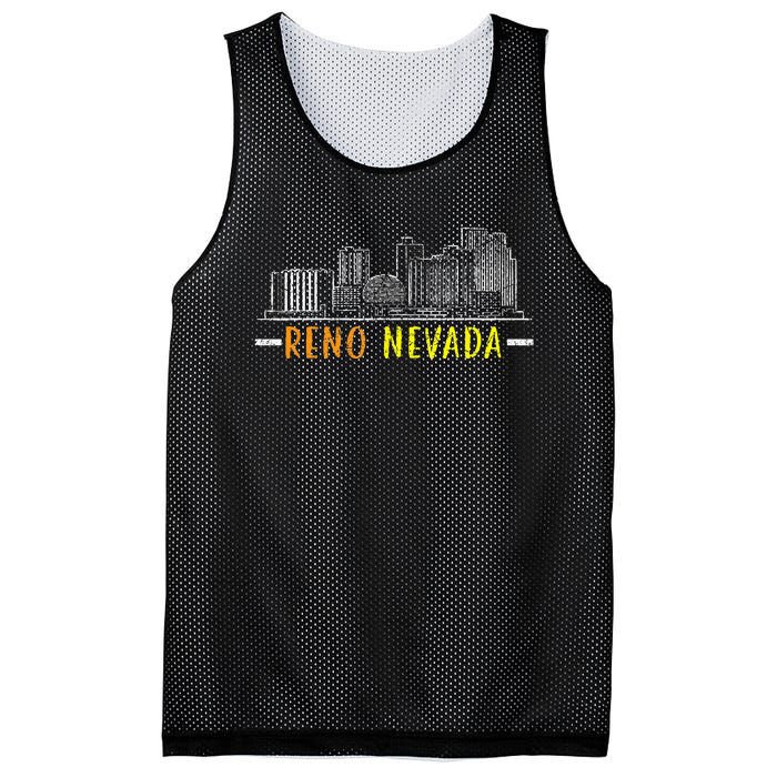 Reno Nevada USA America Nevadians Nevadans Mesh Reversible Basketball Jersey Tank