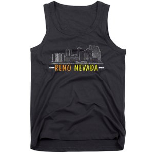 Reno Nevada USA America Nevadians Nevadans Tank Top