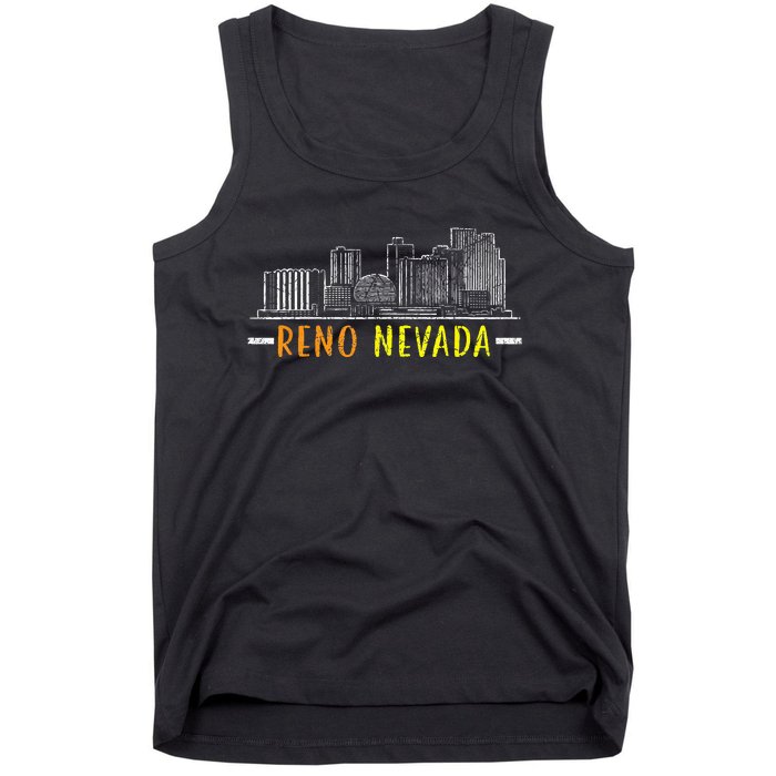 Reno Nevada USA America Nevadians Nevadans Tank Top