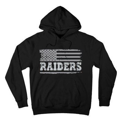 Raiders Name Usa Flag Gift Hoodie