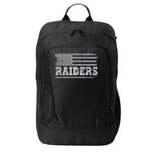 Raiders Name Usa Flag Gift City Backpack