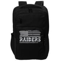 Raiders Name Usa Flag Gift Impact Tech Backpack