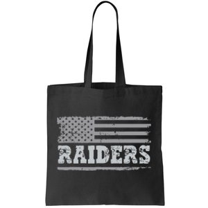 Raiders Name Usa Flag Gift Tote Bag