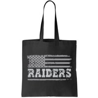 Raiders Name Usa Flag Gift Tote Bag