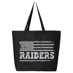 Raiders Name Usa Flag Gift 25L Jumbo Tote