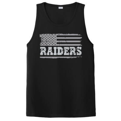 Raiders Name Usa Flag Gift PosiCharge Competitor Tank