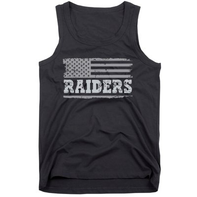 Raiders Name Usa Flag Gift Tank Top