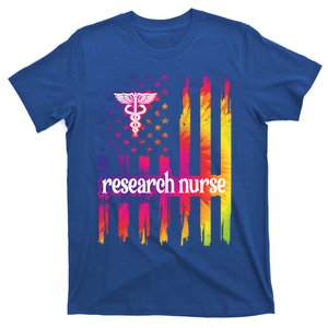 Research Nurse Us Flag Research Nursing Gift T-Shirt