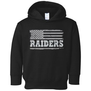 Raiders Name Usa Flag Gift Women Boy Girl Toddler Hoodie