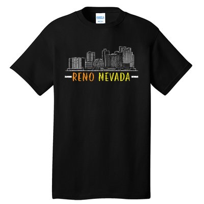 Reno Nevada Usa America Nevadians Nevadans Tall T-Shirt