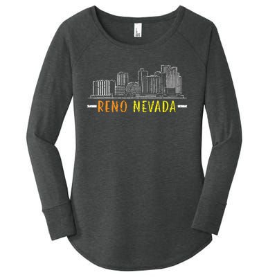 Reno Nevada Usa America Nevadians Nevadans Women's Perfect Tri Tunic Long Sleeve Shirt