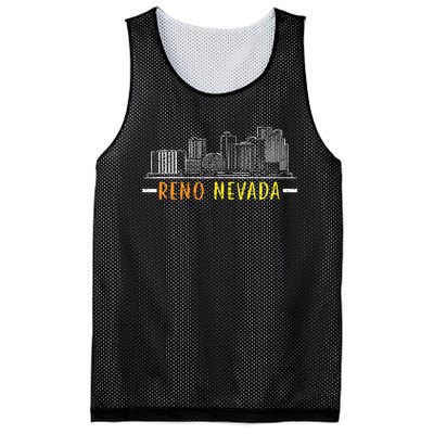 Reno Nevada Usa America Nevadians Nevadans Mesh Reversible Basketball Jersey Tank