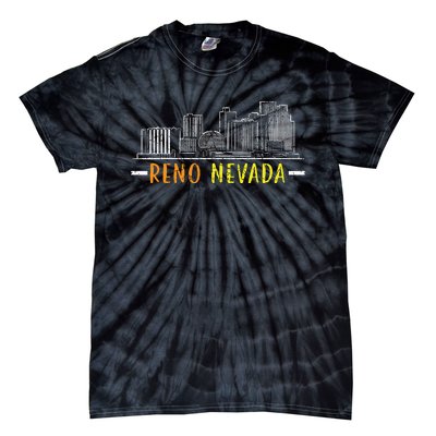 Reno Nevada Usa America Nevadians Nevadans Tie-Dye T-Shirt