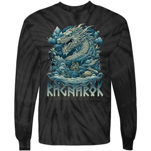 Ragnarok Norse Viking Asatru Tie-Dye Long Sleeve Shirt