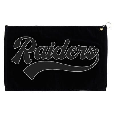 Raiders Name Vintage Retro Gift Grommeted Golf Towel