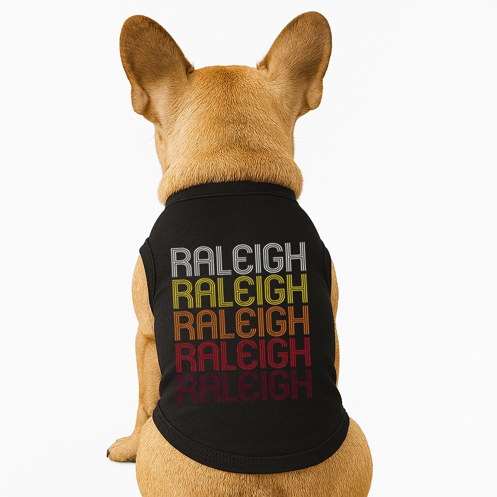 Raleigh Nc Vintage Style North Carolina Doggie Tank