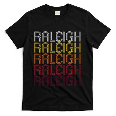 Raleigh Nc Vintage Style North Carolina T-Shirt