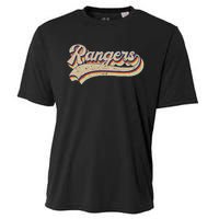 Rangers Name Vintage Retro Baseball Lovers Cooling Performance Crew T-Shirt