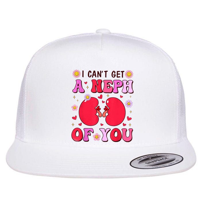 Retro Nurse Valentine's Day I Can't A Neph Of You Flat Bill Trucker Hat