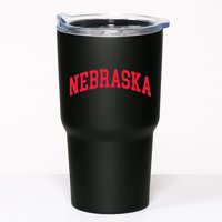 Retro Nebraska Vintage Design Classic Font Throwback Design Tumbler