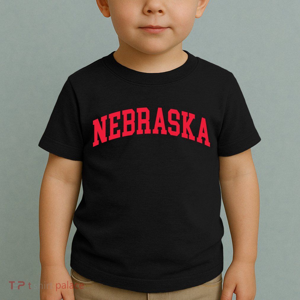 Retro Nebraska Vintage Design Classic Font Throwback Design Toddler T-Shirt