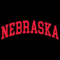 Retro Nebraska Vintage Design Classic Font Throwback Design Crop Top
