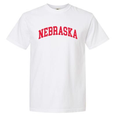 Retro Nebraska Vintage Design Classic Font Throwback Design Garment-Dyed Heavyweight T-Shirt