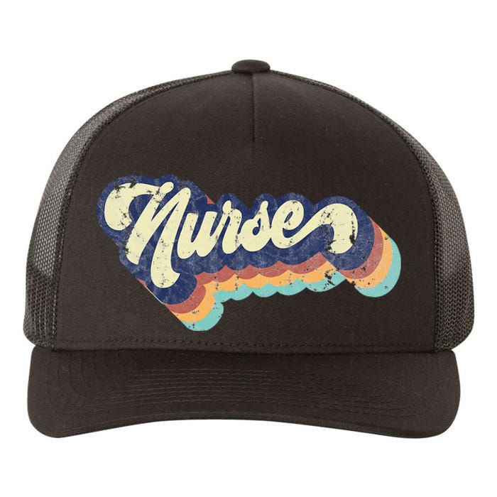 Retro Nurse Woman Wears A Nursing On NurseS Day Yupoong Adult 5-Panel Trucker Hat