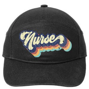 Retro Nurse Woman Wears A Nursing On NurseS Day 7-Panel Snapback Hat