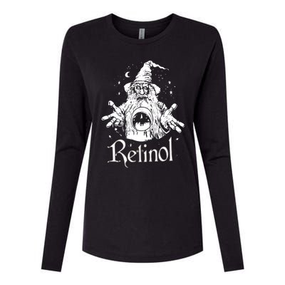 Retinol Nighttime Wizardry Womens Cotton Relaxed Long Sleeve T-Shirt