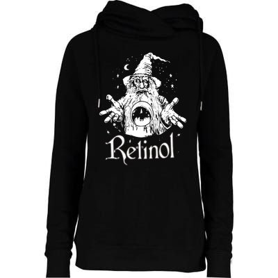 Retinol Nighttime Wizardry Womens Funnel Neck Pullover Hood