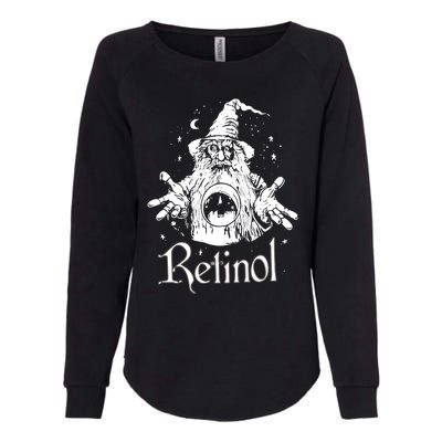 Retinol Nighttime Wizardry Womens California Wash Sweatshirt