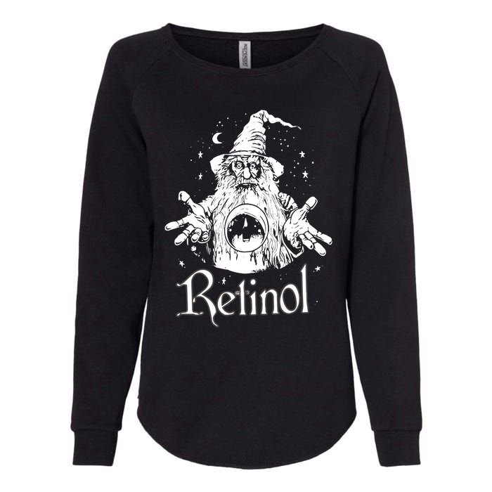 Retinol Nighttime Wizardry Womens California Wash Sweatshirt