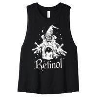 Retinol Nighttime Wizardry Women's Racerback Cropped Tank