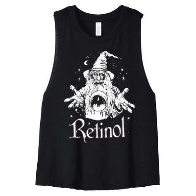 Retinol Nighttime Wizardry Women's Racerback Cropped Tank