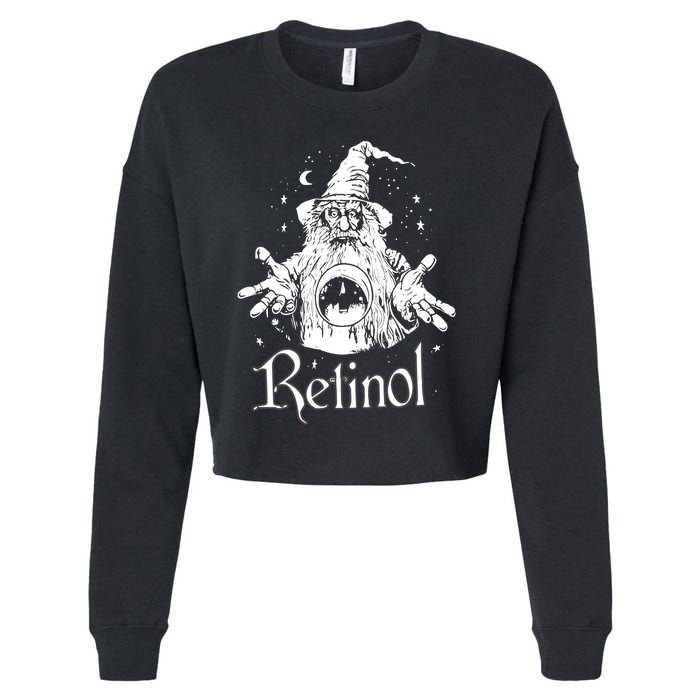 Retinol Nighttime Wizardry Cropped Pullover Crew