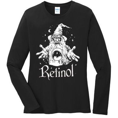 Retinol Nighttime Wizardry Ladies Long Sleeve Shirt