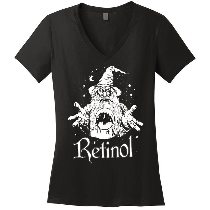 Retinol Nighttime Wizardry Women's V-Neck T-Shirt