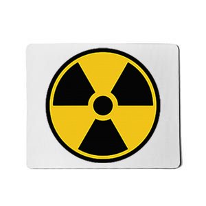 Radioactive Nuclear Warning Symbol Radiation Sign Energy Mousepad