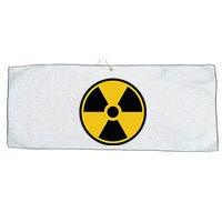 Radioactive Nuclear Warning Symbol Radiation Sign Energy Large Microfiber Waffle Golf Towel