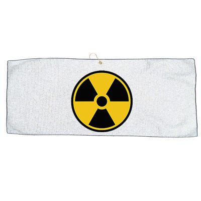 Radioactive Nuclear Warning Symbol Radiation Sign Energy Large Microfiber Waffle Golf Towel