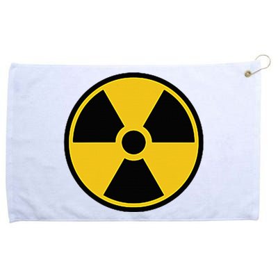 Radioactive Nuclear Warning Symbol Radiation Sign Energy Grommeted Golf Towel