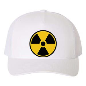 Radioactive Nuclear Warning Symbol Radiation Sign Energy Yupoong Adult 5-Panel Trucker Hat